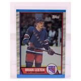 ROOKIE CARD 1989 TOPPS HOF BRIAN LEETCH