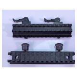 (2) Picatinny Quick-Release Rail Mounts