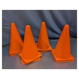Orange High-Visibility Sports Cones