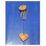 Chimescapes Miniature Heart Wood Wind Chime