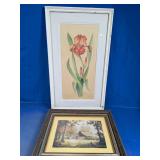 Framed Wall Art Floral Cabin Prints