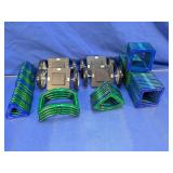 Magnetic Building Tiles & Wheel Base Set