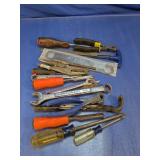 Screwdrivers, Wrenches & Pliers Mixed Tool Lot