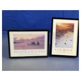 (2)Believe & Succeed & Courage Framed Art Duo