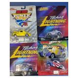 (4) Johnny Lightning & Hot Rod Die-Cast Cars