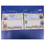 (4)Happy Birthday Wooden Photo Frame Set