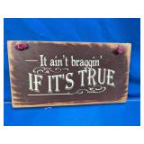 Texas Territories Wooden Quote Wall Sign