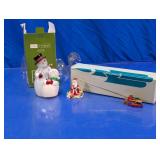 Seasons of Cannon Falls Snowman Night Light & Bell