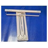 (2) Calphalon Skewers & Shabby Chic Rack