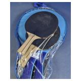 Table Tennis Paddle Set with Carry Case