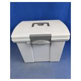 (1) Portable File Organizer Storage Box