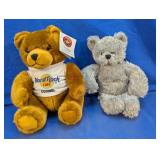 (2) Hard Rock Herring Teddy Bear Plush