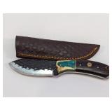 (1) Handcrafted NY Bladesmith Knife w/ Sheath