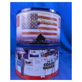(2) Trailï¿½s End Patriotic Popcorn Tins