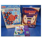 Board Games Lot Hangman Taboo Rush Hour Set