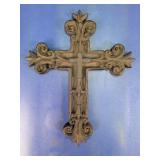 Decorative Metal Wall Cross Plaque