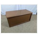 Mid-Century Modern Style Wooden Storage Trunk