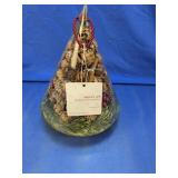 White Barn Pinecone Berry Potpourri Cone