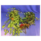 (4) Assorted Artificial Plants & Floral Picks