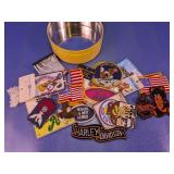 (15+) Assorted Harley-Davidson & USA Patches