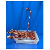 (15) Outdoor Candy Cane Stake Lights