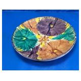 Hand-Painted Mexican Floral Platter