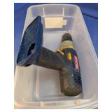 Ryobi Cordless Power Drill in Storage Bin