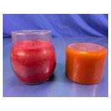 Longaberger Candle Jar & Pillar Candles