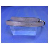 Gucci Leather Double Ring Belt Gray Replica