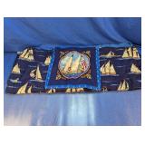(1) Nautical Sailboat Tablecloth/Cloth