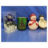 Christmas Snowman & Tree Decor