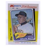 1982 TOPPS/KMART HOF WILLIE MAYS CARD