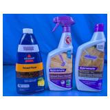 (3) Bissell & Rejuvenate Floor Cleaners