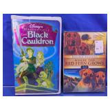 (2) Disney & Red Fern Movie DVDs/VHS