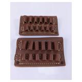 (2) Hunter Leather Cartridge Slides