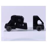 (2) Adjustable Iron Sight Mounts