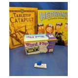 Board Games Lot Hedbanz Catapult Word Flip