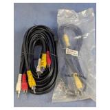Composite RCA Audio Video Cables Set