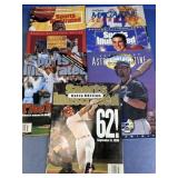 (7)Vintage Sports Magazines & Programs Lot