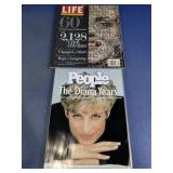 (2)Life 60th Anniversary & People Diana Magazines