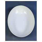 White Round Ceramic Serving Bowl Dish
