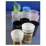 Assorted Plastic Drink Cups & Tumblers Lot