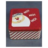 Christmas Santa Metal Tin Box