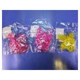 (3)Butterfly Mesh Hanging Decor w/ Beads Trio