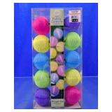 (10)Summer Time Mini Fabric Lantern Light Set