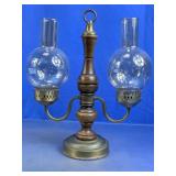 Vintage Double-Arm Student Lamp