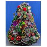 (1) Decorative Christmas Tree Centerpiece