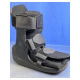 Black Orthopedic Walking Boot Brace
