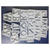 Alphabet Silicone Mold Set