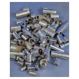 Mixed Metal Socket Wrench Sockets Lot